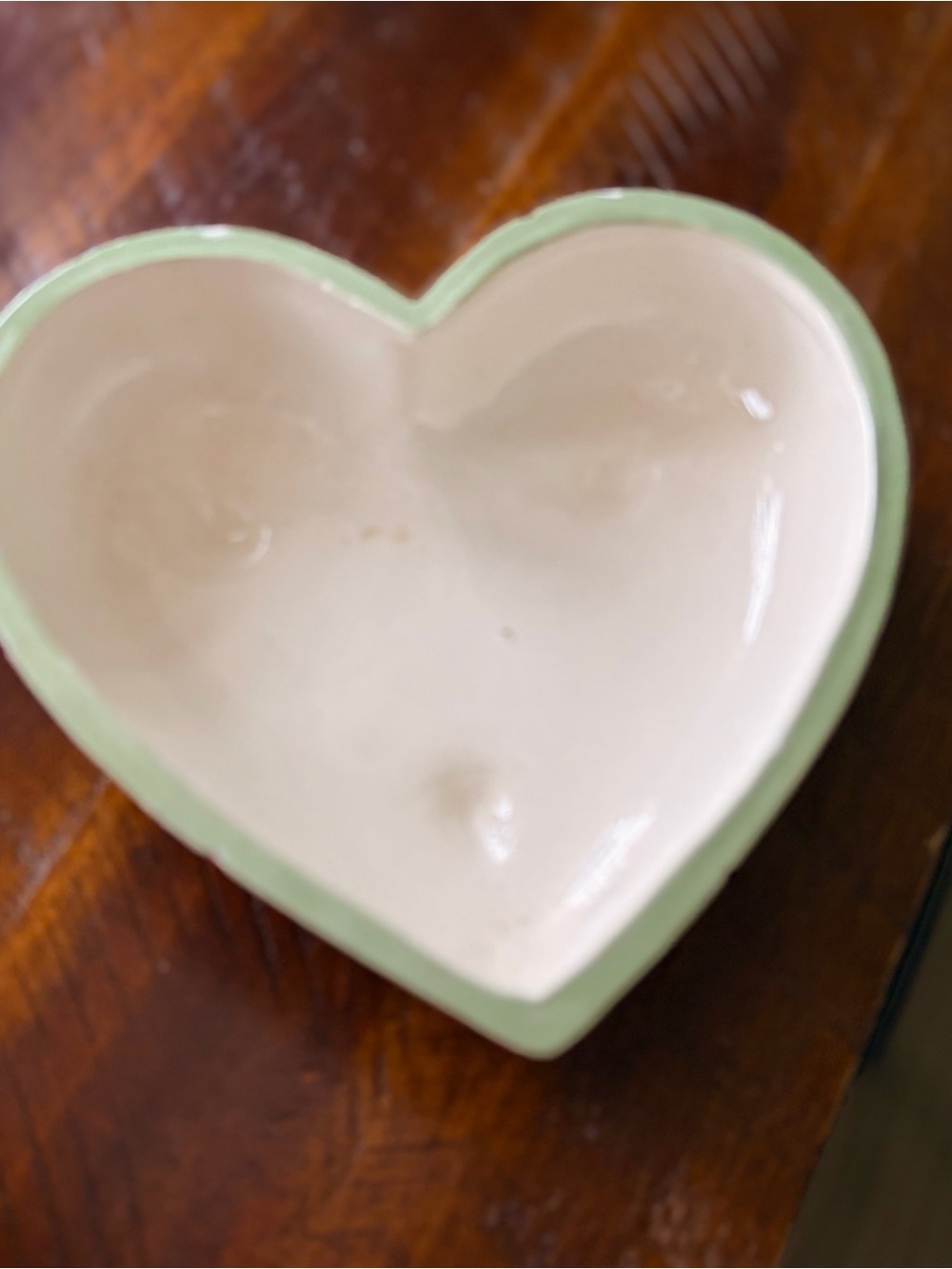 Heart-Shaped Floral Trinket Box Vintage and Rustic with Cottagecore Flare - Picture 6 of 11